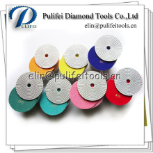 Utilisation mouillée ou sèche sur des outils de meulage de l&#39;eau Tampon de polissage flexible de diamant